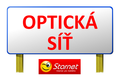 internet na optické síti